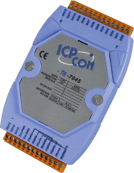 ICP-CON I-7045 16-канальный модуль дискретного вывода с изоляцией (с общим "-")