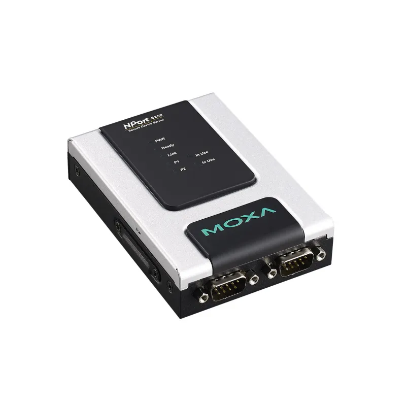 MOXA NPort 6250 2-портовый асинхронный сервер RS-232/422/485 в Ethernet с расширенным набором функций 