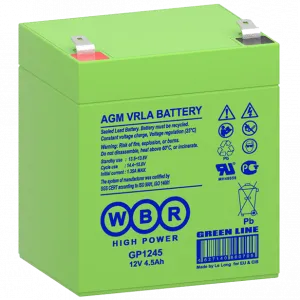 WBR GP 1245 Аккумуляторная батарея (12В, 4,5Ач)