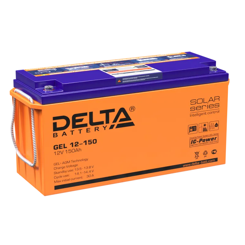 Delta GEL 12-150 Аккумуляторная батарея (12В, 150Ач)