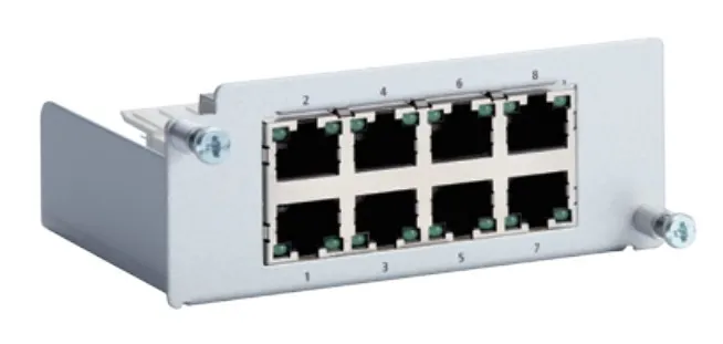 Модуль MOXA IM-6700A-8POE Модуль Fast Ethernet PoE+ c 8 х 10/100TX PoE/PoE+