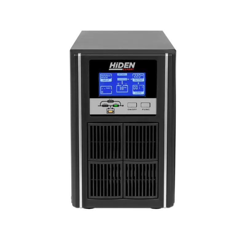 ИБП HIDEN UDC9201H-24 EXPERT, внешние акб=24В (2 АКБ), ЗУ 8A, 1 kVA/0,8 kW (PF=0,8)