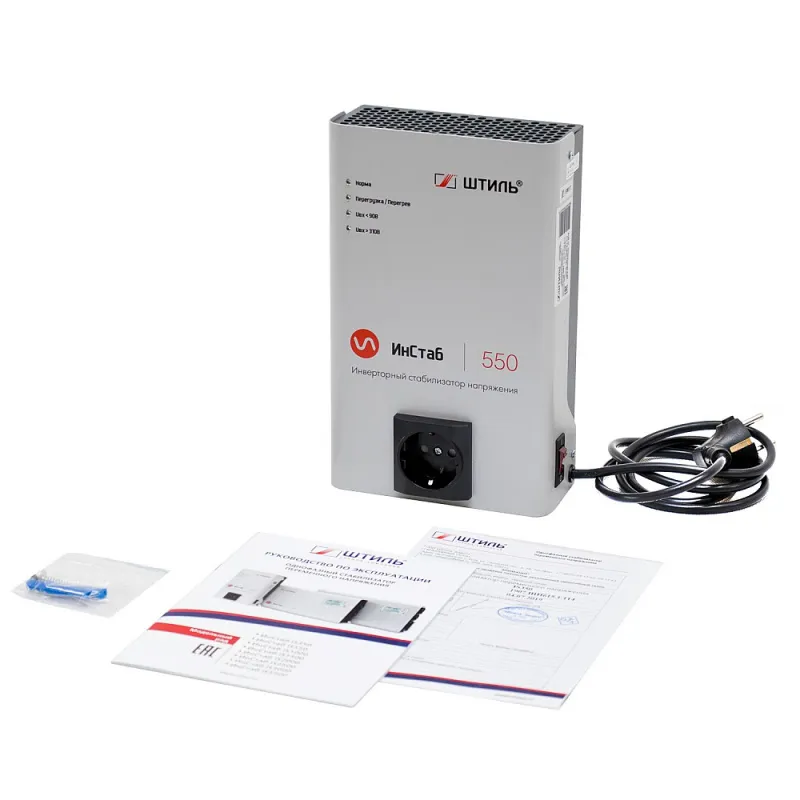 Штиль ИнСтаб IS550 (Uвых: 230В) Инверторный стабилизатор напряжения (Uвых: 230В)