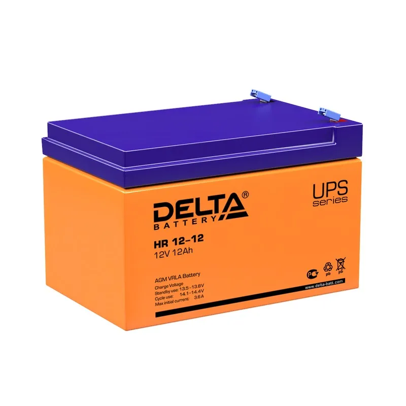 Delta HR 12-12 Аккумуляторная батарея (12В, 12Ач)