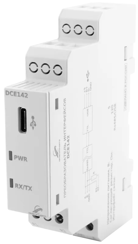 Преобразователь интерфейсов USB-RS485  DCE142 (Приборэнерго)