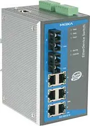 MOXA EDS-508A-SS-SC Управляемый коммутатор 6 x 10/100BaseTX, 2 x 100BaseFX (одномодовое оптоволокно)