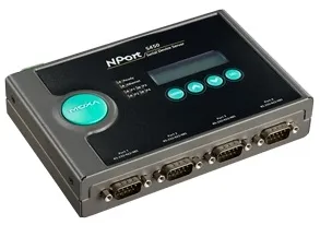 MOXA NPort 5450I 4-портовый асинхронный сервер RS-232/422/485 в Ethernet c изоляцией 2 КВ