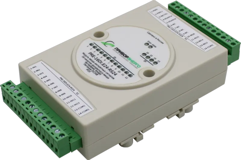 Модуль дискретного ввода PRE-16DI.E24-RS24 (Приборэнерго)