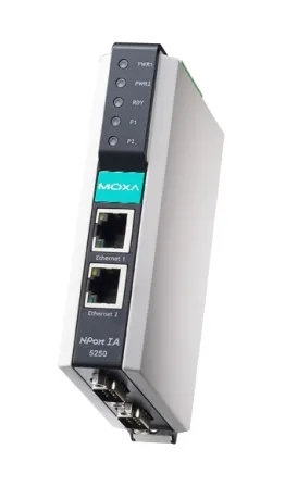 Nport IA-5250 2-портовый асинхронный сервер RS-232/422/485 в Ethernet