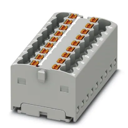 3002760 Распределительный блок - PTFIX 18X1,5 GY (0,14 мм² - 2,5 мм², 450V, 17,5A)