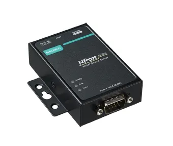 MOXA NPort 5130A-T 1-портовый усовершенствованный асинхронный сервер RS-422/485 в Ethernet с расширенным диапазоном температур