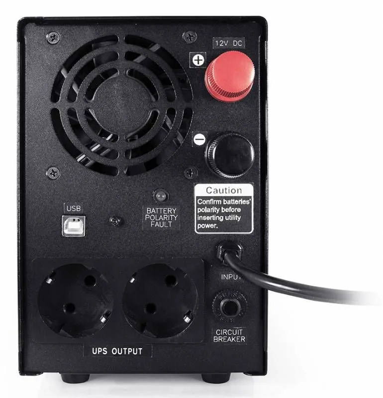 Powercom INF-500 ИБП (500ВА/300Вт) Батареи в комплект не входят