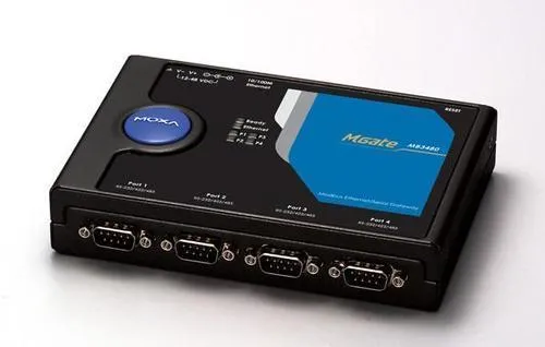 4-портовый преобразователь Modbus-RTU/ASCII (RS-232/422/485) в Modbus/TCP MOXA MGate MB3480