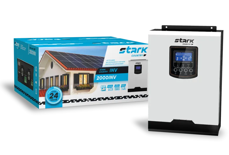 Stark Country 2000 INV ИБП (2000 ВА/2000 Вт) АКБ 24В  Батареи в комплект не входят