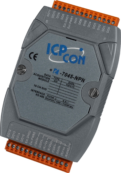 ICP-CON I-7045-NPN модуль дискретного вывода типа потребитель с изоляцией 16-канальный