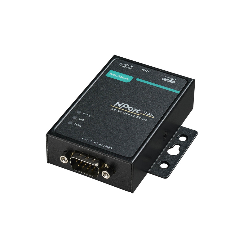 MOXA NPort 5230A-T 2-портовый усовершенствованный асинхронный сервер RS-422/485 в Ethernet с расширенным диапазоном температур
