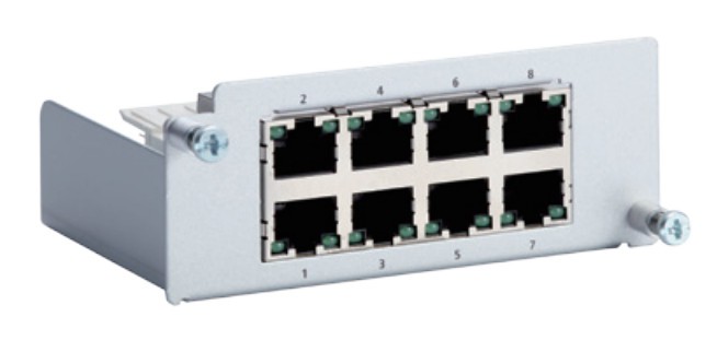 Модуль MOXA IM-6700A-8POE Модуль Fast Ethernet PoE+ c 8 х 10/100TX PoE/PoE+