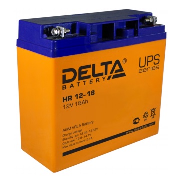 Delta HR 12-18 Аккумуляторная батарея (12В, 18Ач)