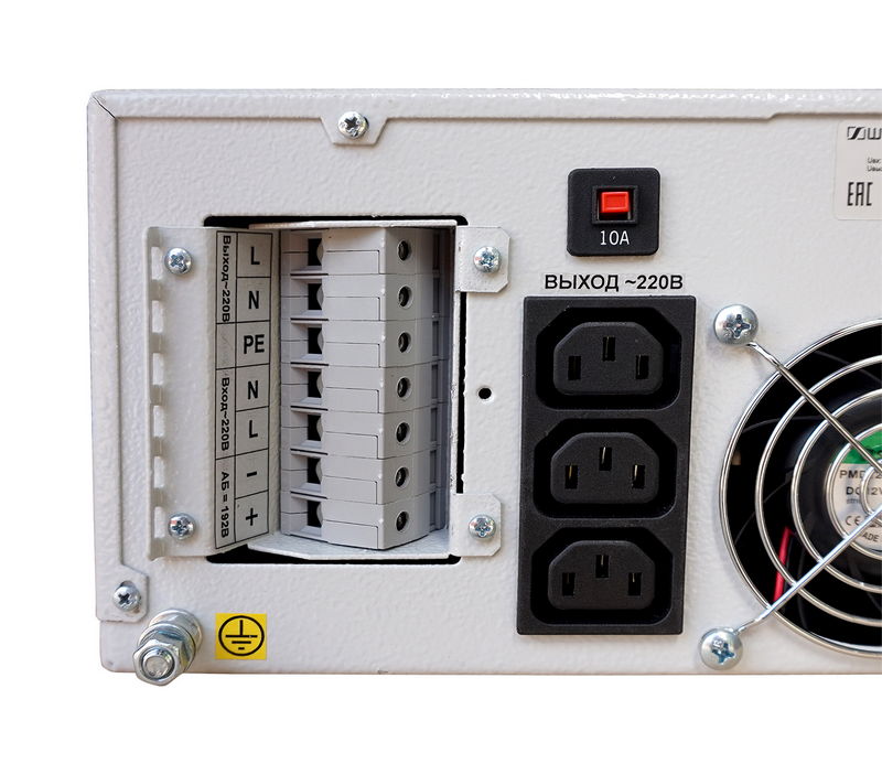 Штиль SR1110L Источник бесперебойного питания 10 кВА/9к Вт внешние батареи 192V, монтаж в стойку