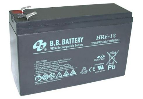 B.B.Battery HR 6-12 Аккумуляторная батарея (12V, 6Ah)