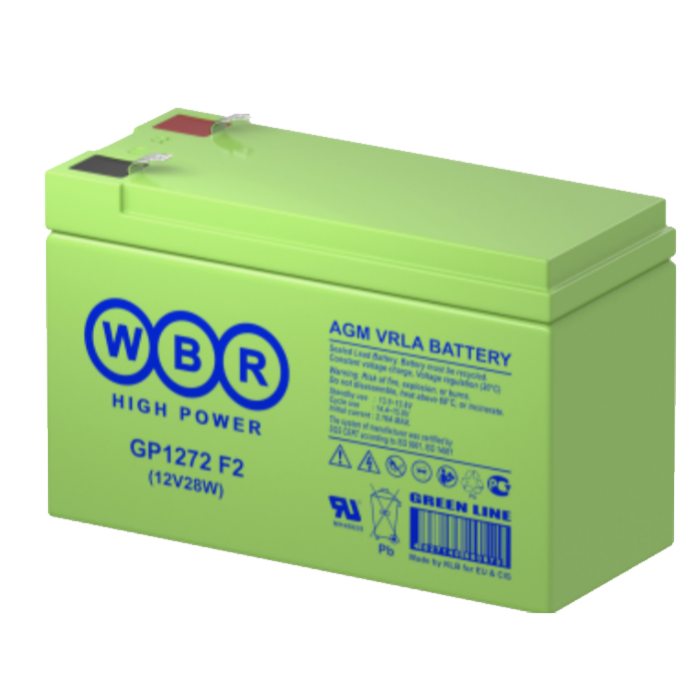 WBR GP 1272 F2 (28W) Аккумуляторная батарея (12В, 7Ач)