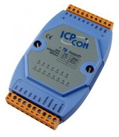 ICP-CON I-7050D 7-канальный модуль дискретного ввода и 8-канальный дискретного вывода без изоляции, с 15 светодиодами для каждого канала