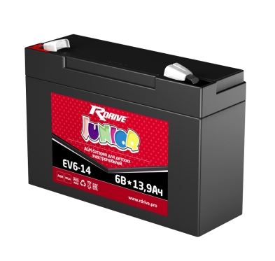 RDrive JUNIOR EV6-14 Аккумуляторная батарея (6 V, 14 Ah)