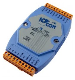 ICP-CON I-7065D 4-канальный модуль дискретного ввода с изоляцией и 5-канальный релейного дискретного вывода с 9 светодиодами для каждого канала