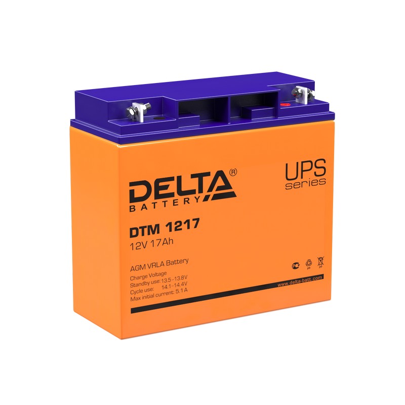 Delta DTM 1217 Аккумуляторная батарея (12 В, 17 Ач)