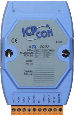 ICP-CON I-7021 1-канальный модуль аналогового вывода