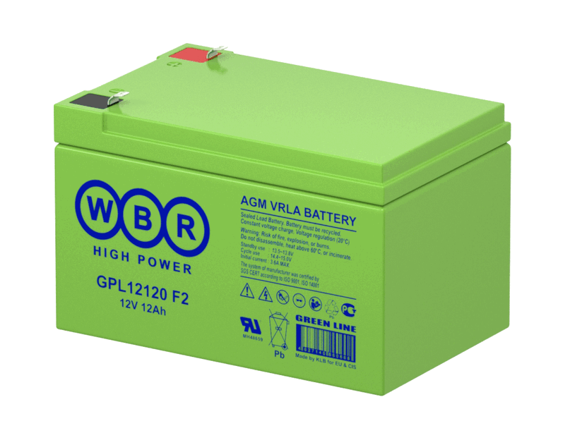 WBR GPL 12120 Аккумуляторная батарея (12В, 12Ач)