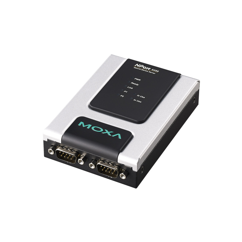 MOXA NPort 6250 2-портовый асинхронный сервер RS-232/422/485 в Ethernet с расширенным набором функций 