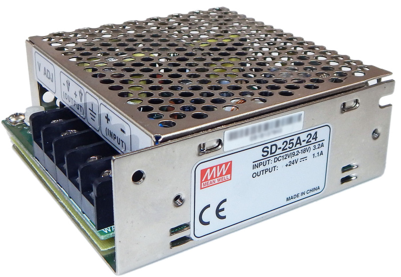 SD-25A-24 Mean Well DC/DC - преобразователь (в кожухе, 24В, 1.1А )