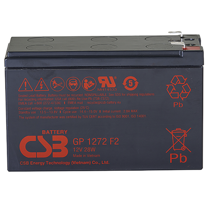 CSB GP 1272 F2 (28W) Аккумуляторная батарея (12В, 7.2Ач) 