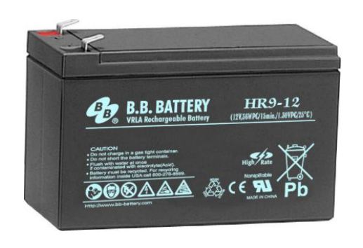 B.B.Battery HR 9-12 Аккумуляторная батарея (12V, 9Ah)
