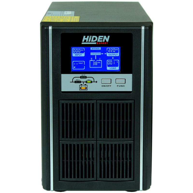 ИБП HIDEN EXPERT UDC9201H-36, внешние акб= 36В (3 АКБ), ЗУ 10A, 1 kVA/0,9 kW (PF=0,9)