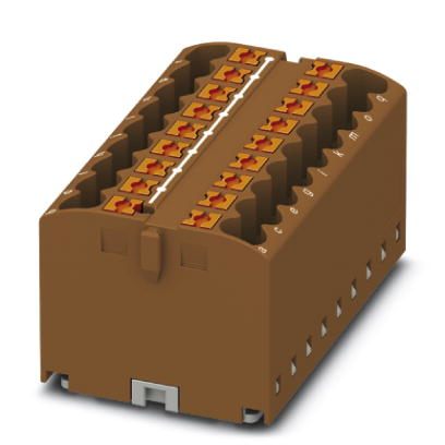 3273318 Распределительный блок  PTFIX 18X2,5 BN (0,14 мм² - 4 мм², 450V, 24A) 