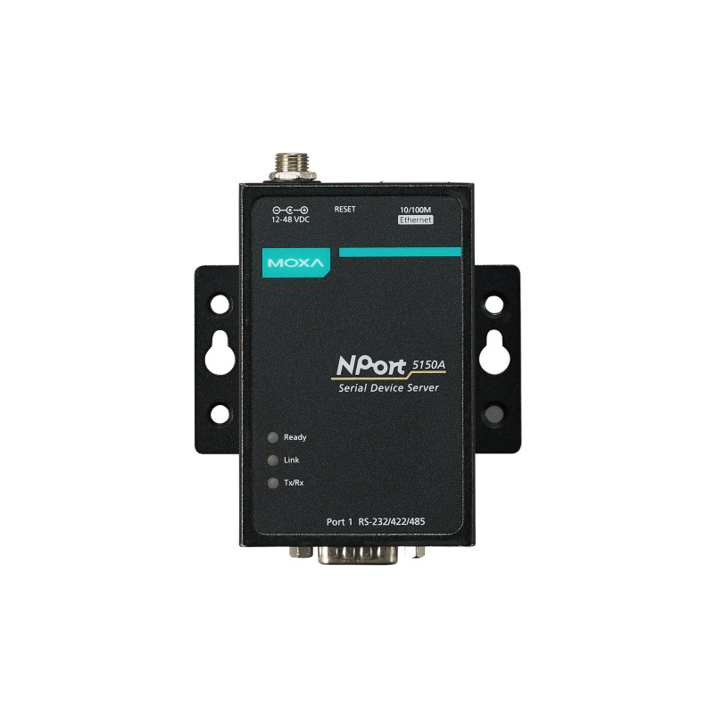 MOXA NPort 5150A 1-портовый усовершенствованный асинхронный сервер RS-232/422/485 в Ethernet