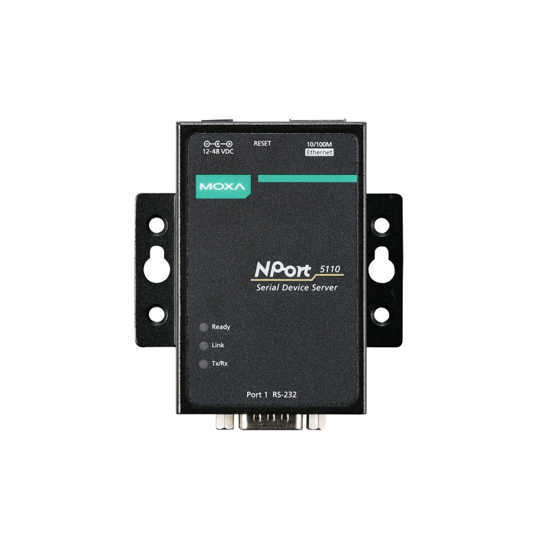 MOXA NPort 5110 1-портовый асинхронный сервер RS-232 в Ethernet