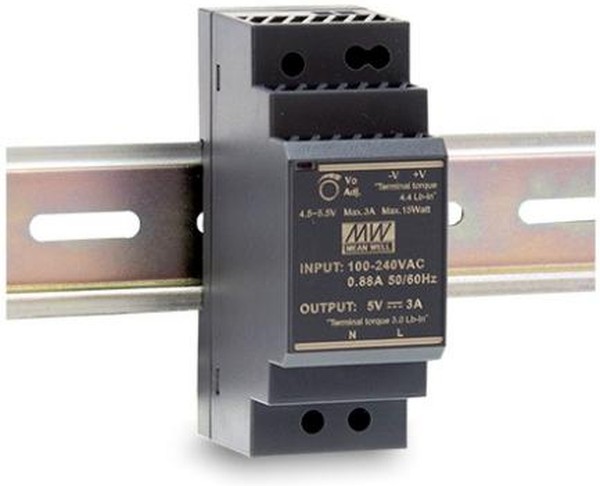 HDR-30-24 Mean Well Блок питания (AC/DC, монтаж DIN-рейку, 24В, 1,5А, 36Вт) 