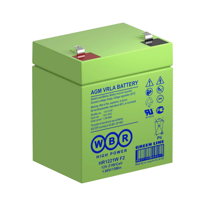 WBR HR1221W F2 Аккумуляторная батарея (12В, 21Вт/Эл)