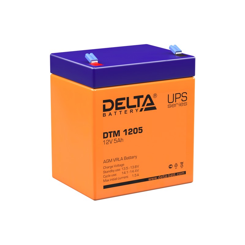 Delta DTM 1205 Аккумуляторная батарея (12 В, 5 Ач)