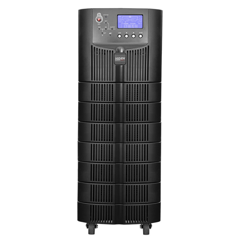 ИБП HIDEN HE33015 EXPERT, встроенные АКБ в корпусе (9Ahх40 шт.), 15 kVA/12 kW (PF=0,8)