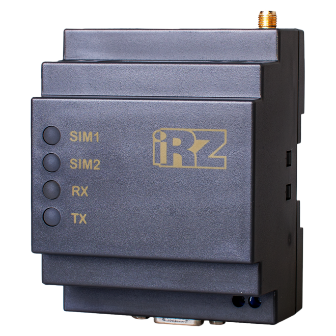 iRZ ATM21.B GSM/GPRS-модем, встроенный блок питания 220v (RS-232/RS-485, GPIO, TCP/IP to COM)