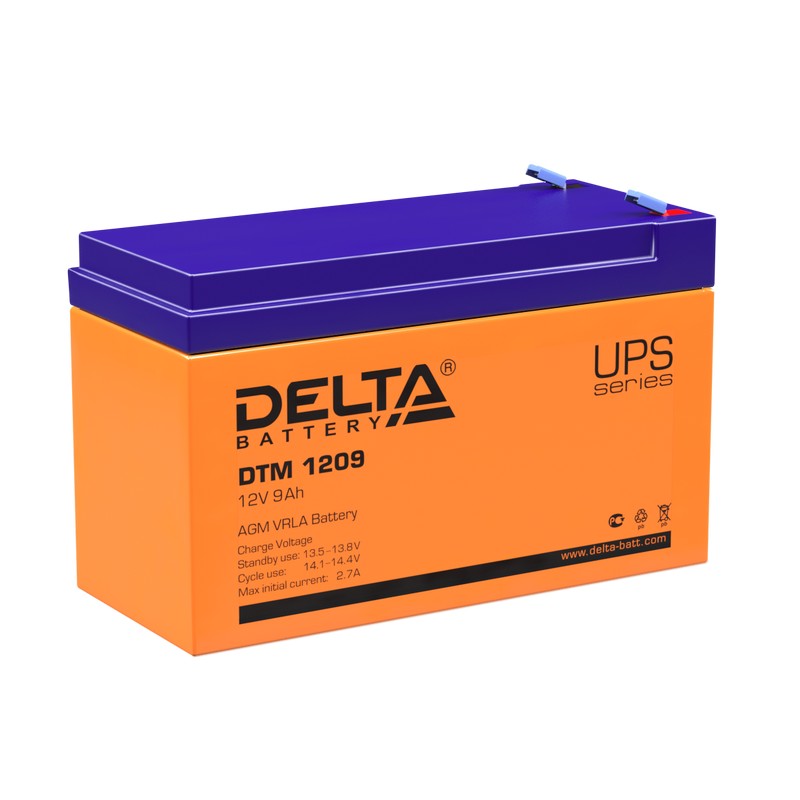 Delta DTM 1209 Аккумуляторная батарея (12 В, 8.5 Ач)