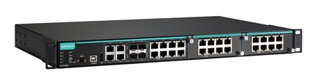 MOXA IKS-6728A-4GTXSFP-HV-T Модульный Ethernet-коммутатор: 8 портов 10/100BaseT(X), 4 комбо-порта 10/100/1000BaseT(X) (RJ45 + SFP), 2 слота для модулей Fast Ethernet, 1 изолированный источник питания (85-264 VAC), -40...+75C