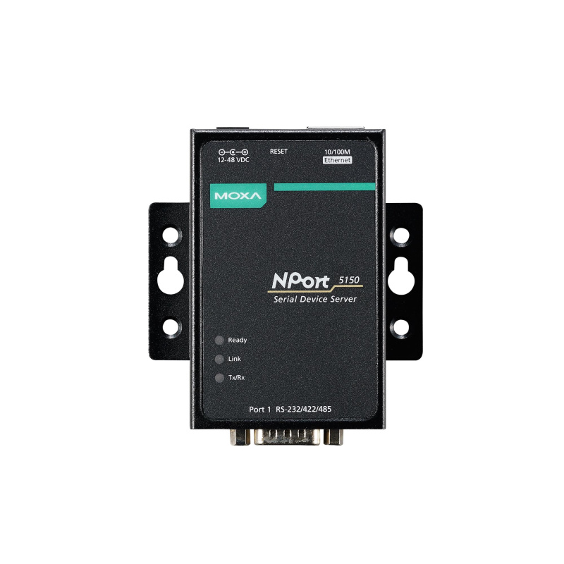 MOXA NPort 5150 RU 1-портовый асинхронный сервер RS-232/422/485 в Ethernet