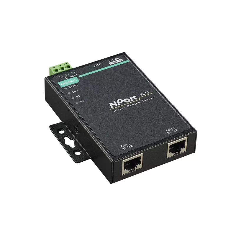 MOXA NPort 5210 2-портовый асинхронный сервер RS-232 в Ethernet