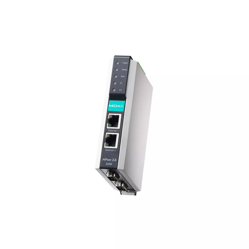 Nport IA-5250 2-портовый асинхронный сервер RS-232/422/485 в Ethernet