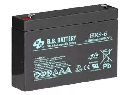 B.B.Battery HR 9-6 Аккумуляторная батарея (6V, 9Ah)